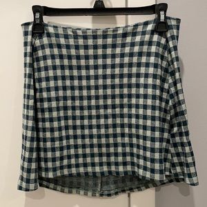 Altar'd State Plaid Mini Skirt